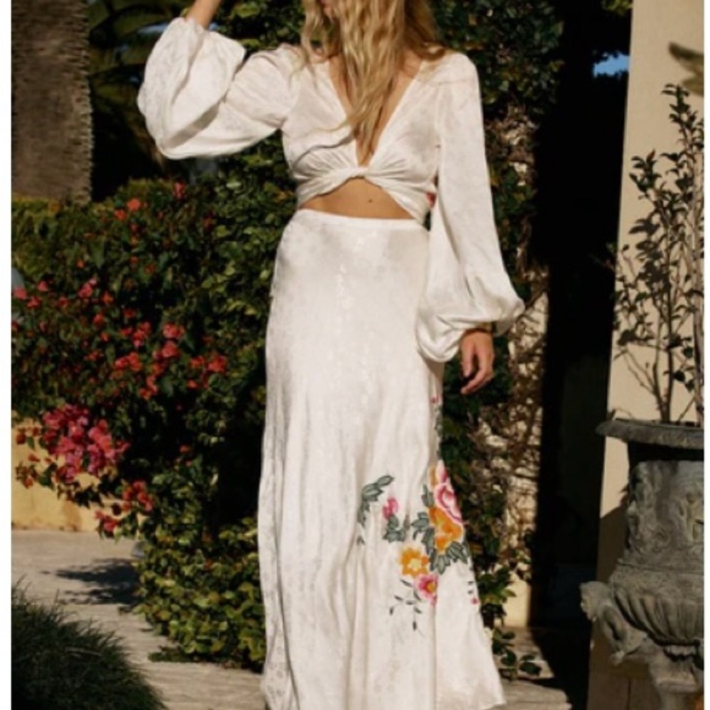Chasing Unicorns Love Fool Silk Jaquard set